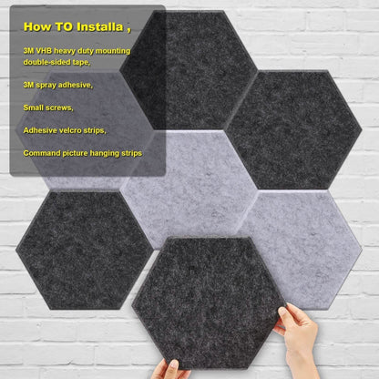 12-Pack: AGPTEK Acoustic Absorption Panels DailySale