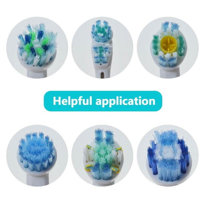 12-Pack: Assorted Clean Replacement Electric Toothbrush Heads DailySale