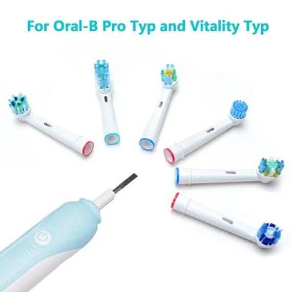 12-Pack: Clean Replacement Electric Toothbrush Heads DailySale