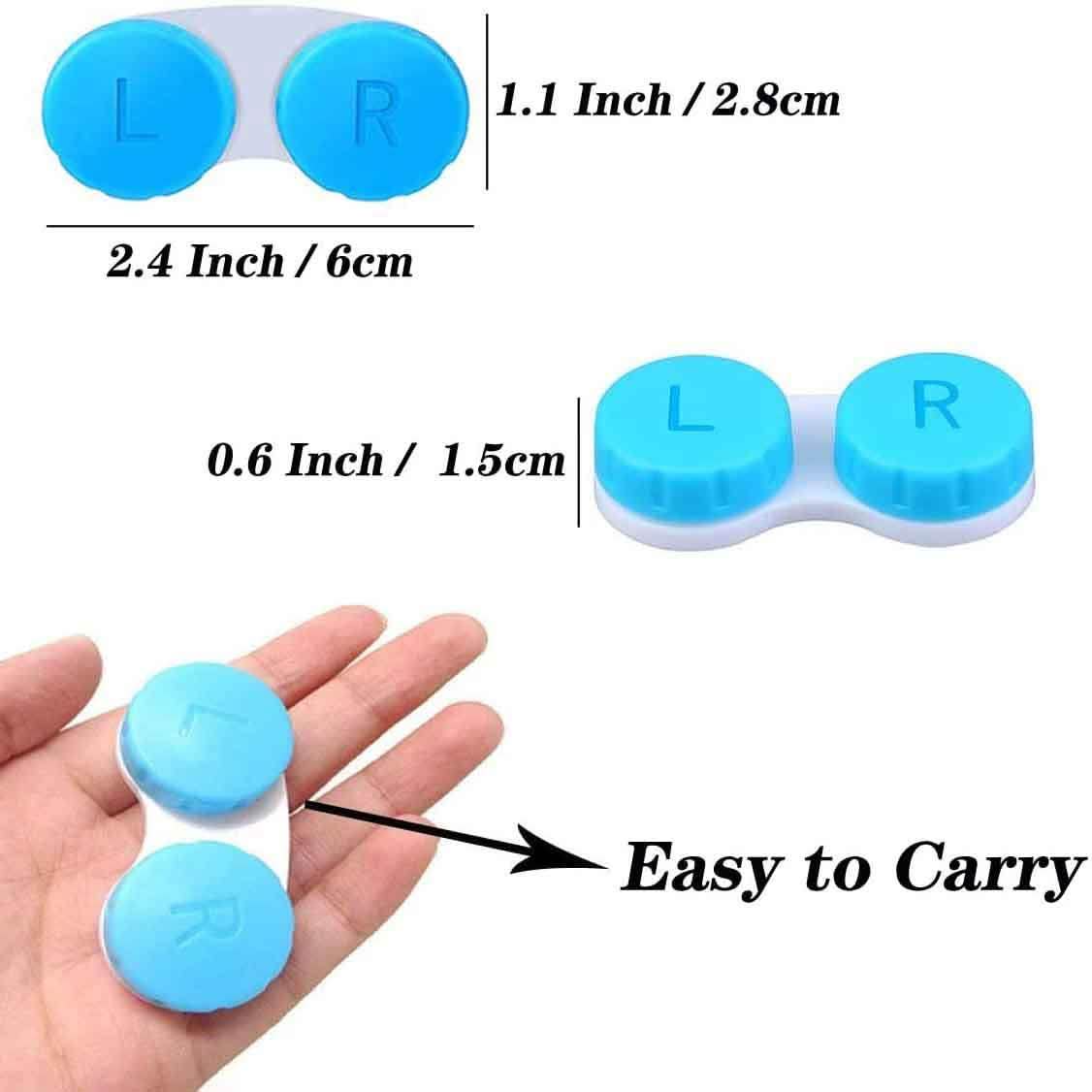 12-Pack: Colourful Contact Lens Case Box Holder DailySale