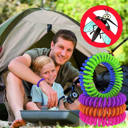 12-Pack: Deet-Free Mosquito & Insect Repellent Bracelets DailySale