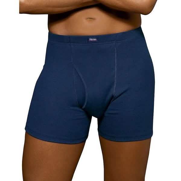 12-Pack: Hanes 100% Cotton Boxer Briefs - Size: Small DailySale