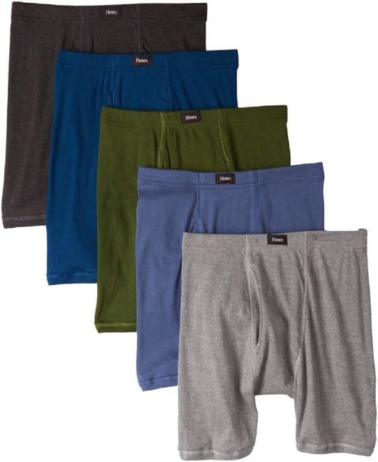 12-Pack: Hanes 100% Cotton Boxer Briefs - Size: Small DailySale
