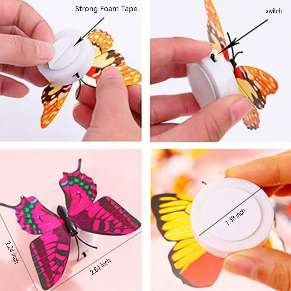 12-Pack: LED Butterfly Decoration Night Light DailySale