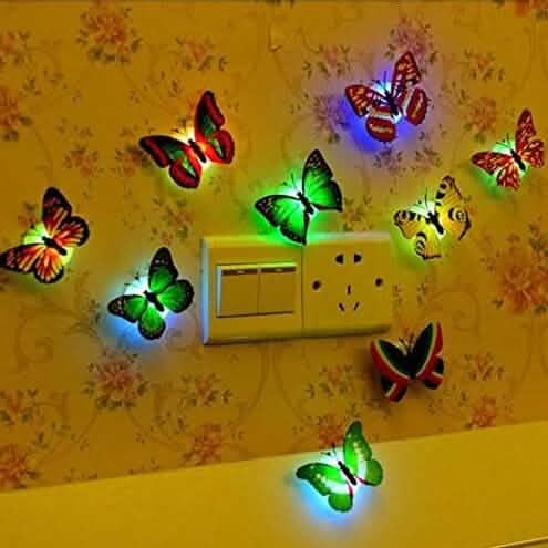12-Pack: LED Butterfly Decoration Night Light DailySale