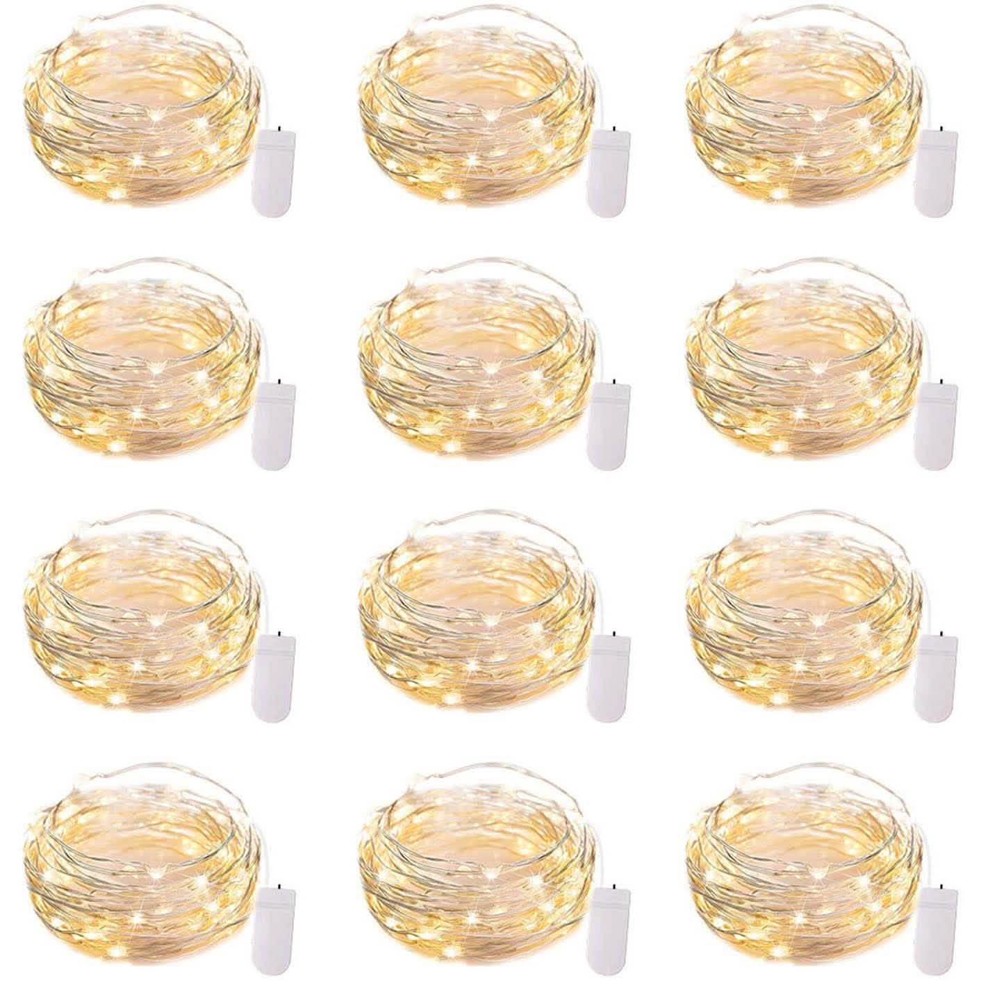 12-Pack: Led Fairy Lights Battery Operated String Lights DailySale