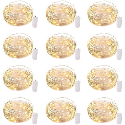 12-Pack: Led Fairy Lights Battery Operated String Lights DailySale