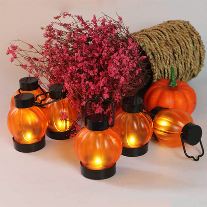 12-Pack: LED Pumpkin Tealights Smokeless Candles DailySale