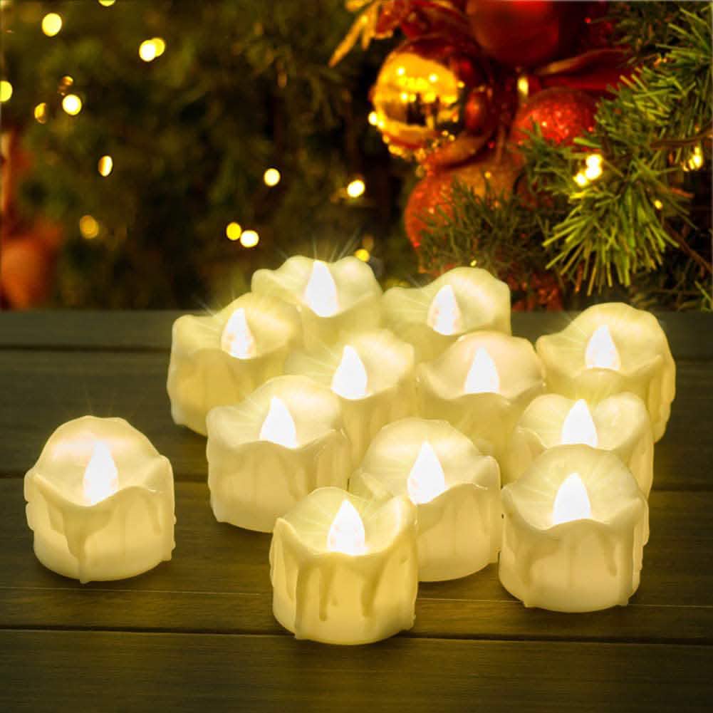 12-Pack: LED Timer Candle Decoration DailySale