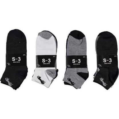 12-Pack: Men Low-Cut Soft Ankle Socks DailySale