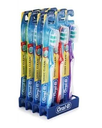 12-Pack: Oral-B Shiny Clean Toothbrush DailySale