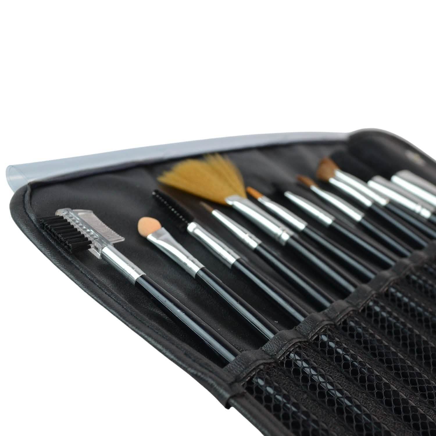 12-Pack: Premium Makeup Brush Set for Blending Blush Concealer Eye Shadow DailySale