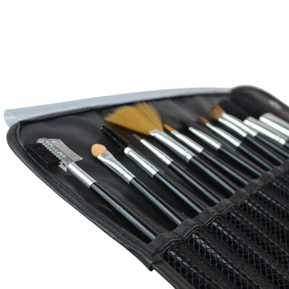 12-Pack: Premium Makeup Brush Set for Blending Blush Concealer Eye Shadow DailySale