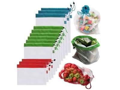 12-Pack: Reusable Drawstring Storage Bags DailySale