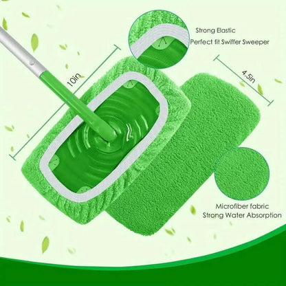 12-Pack: Reusable Mop Pads Refill Compatible with Sweeper Mop DailySale