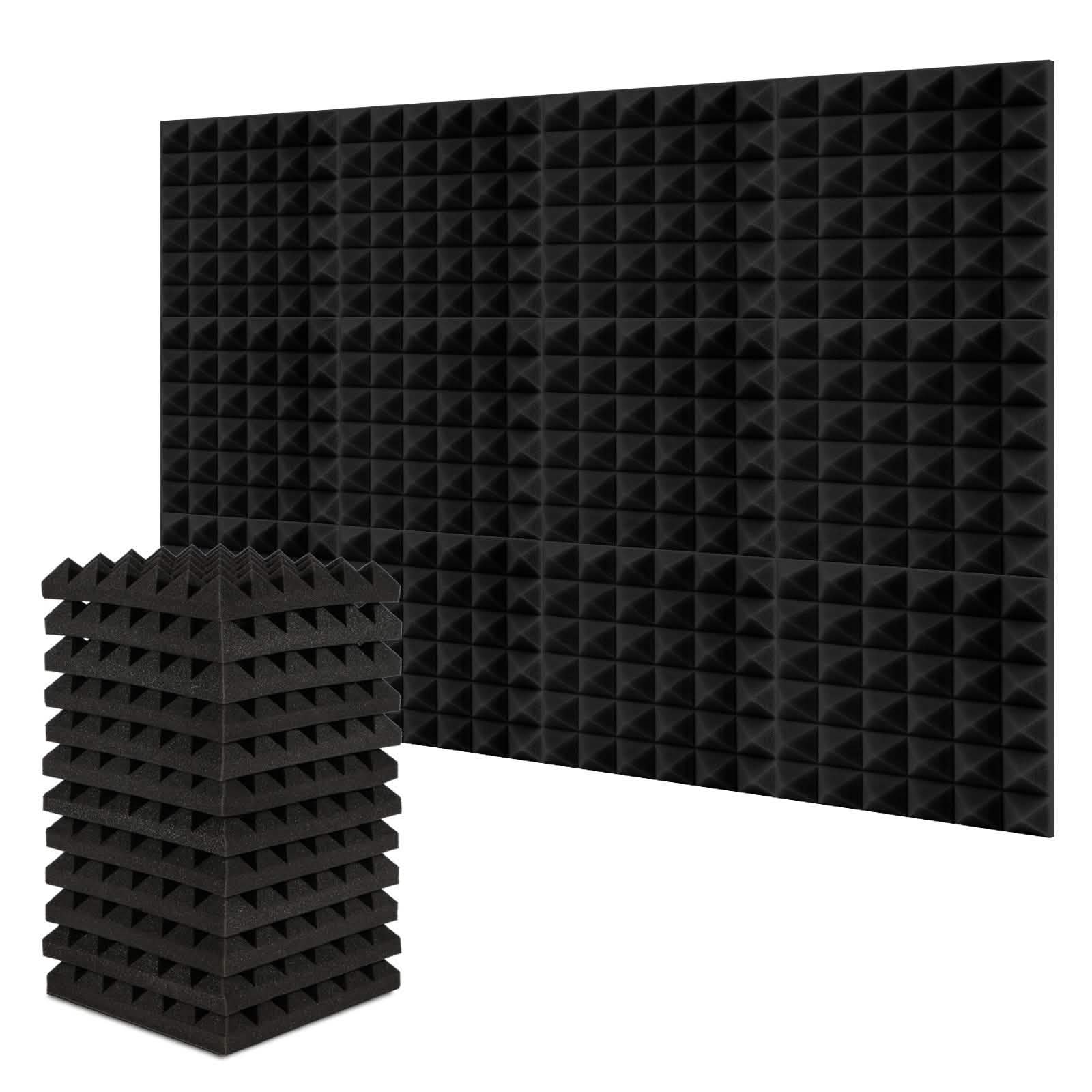 12-Pack: Sound Absorbing Foam for Recording Studio DailySale