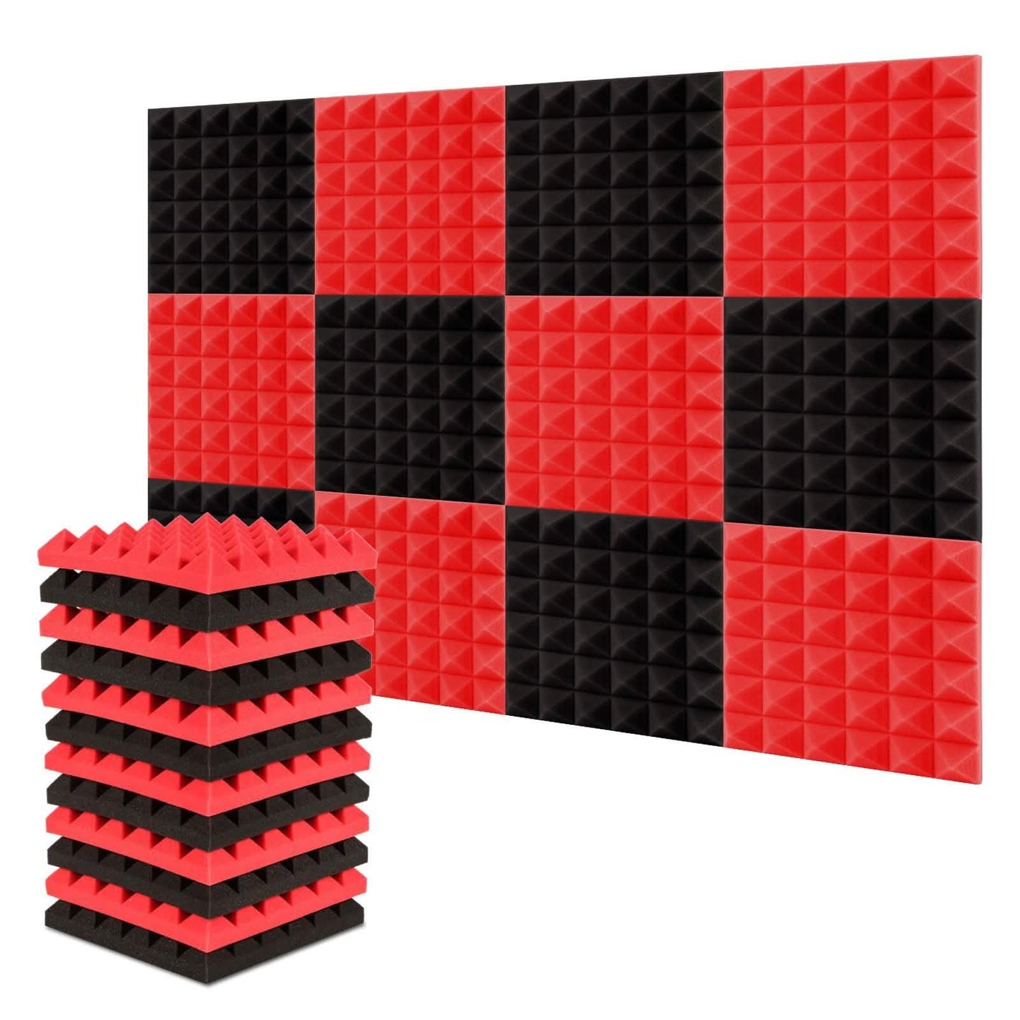 12-Pack: Sound Absorbing Foam for Recording Studio DailySale