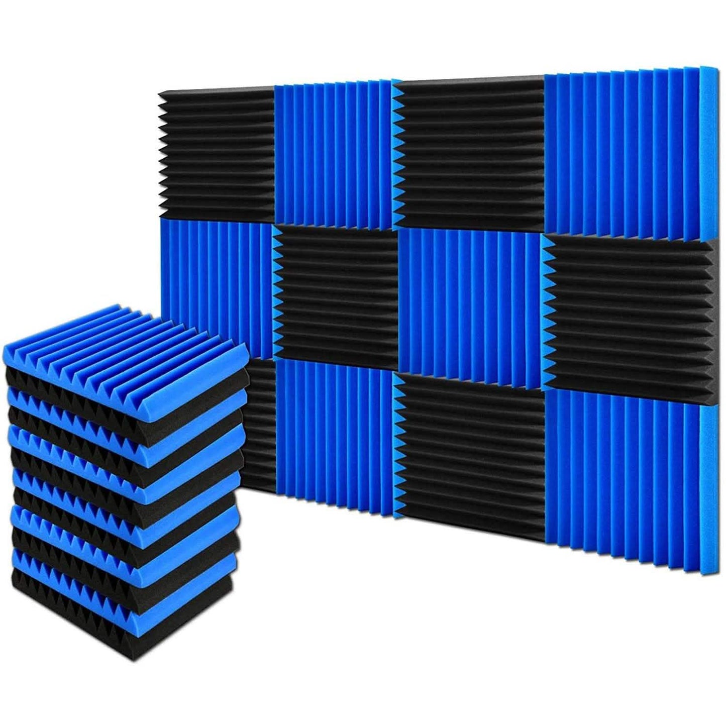 12-Pack: Sound Proof Padding Acoustic Foam Panels DailySale