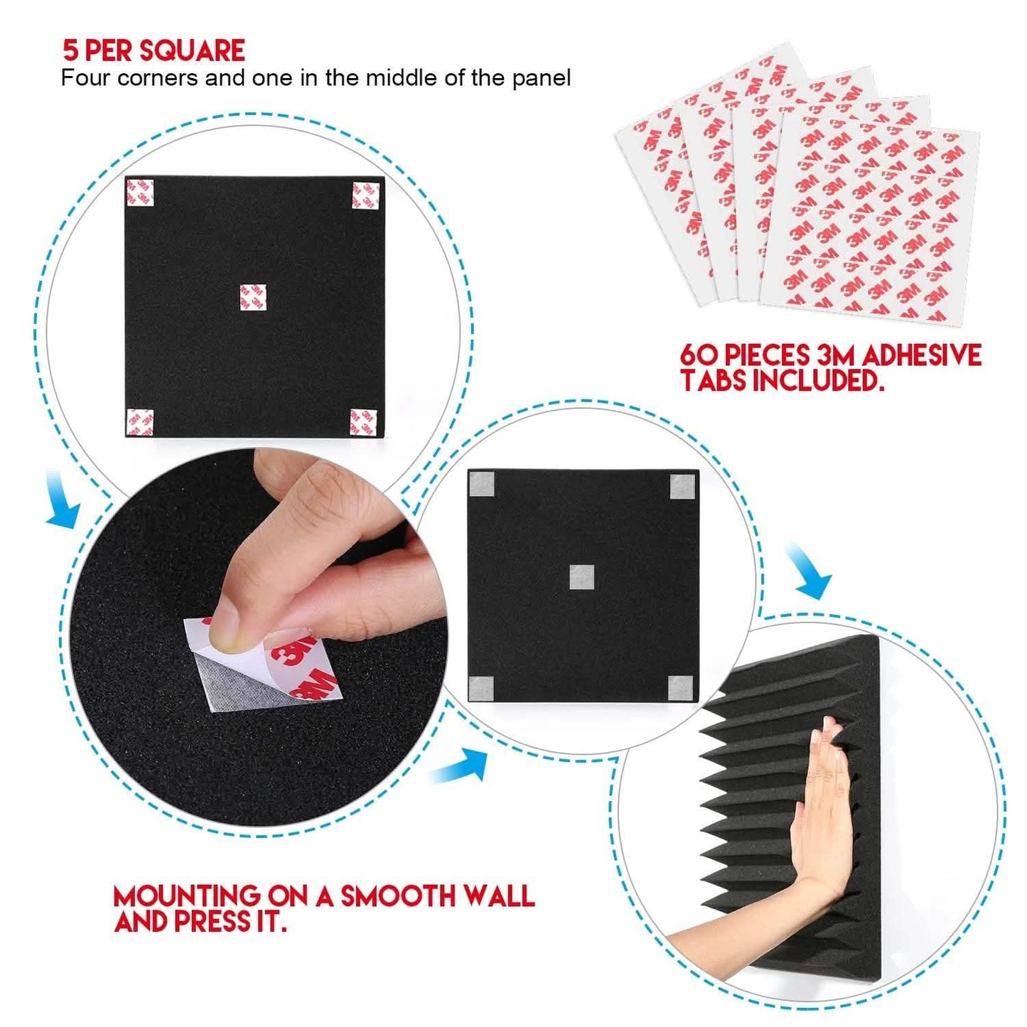 12-Pack: Sound Proof Padding Soundproof Foams DailySale