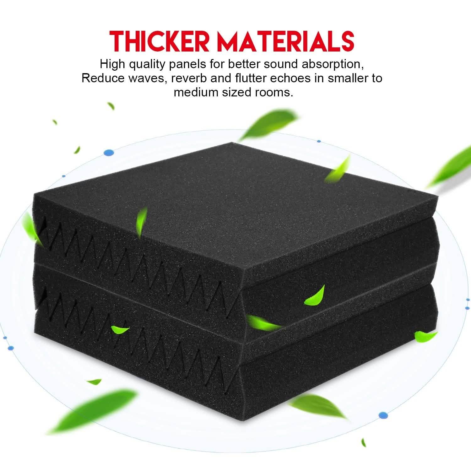 12-Pack: Sound Proof Padding Soundproof Foams DailySale