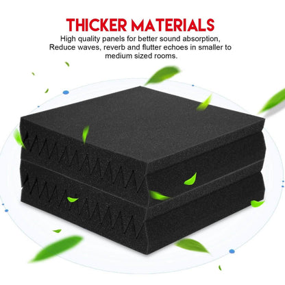 12-Pack: Sound Proof Padding Soundproof Foams DailySale