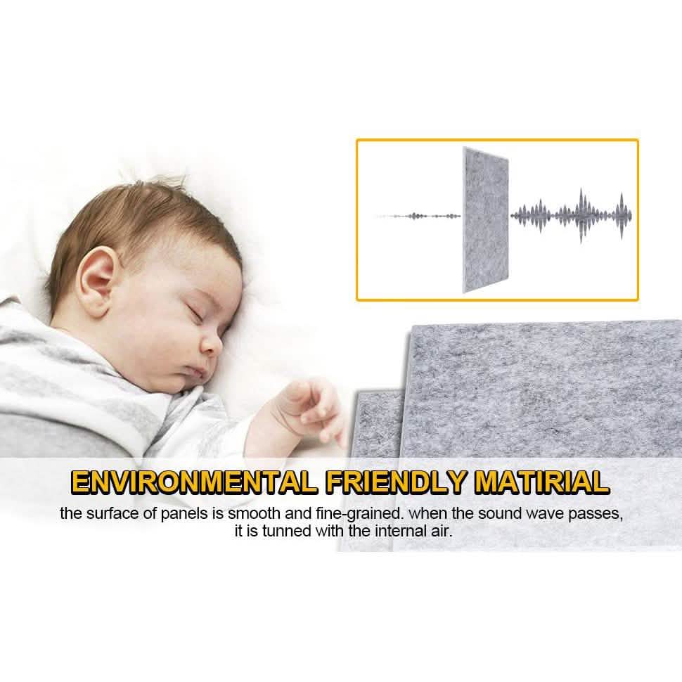 12-Packs: AGPtEK Acoustic Absorption Noise Cancellation Panels DailySale