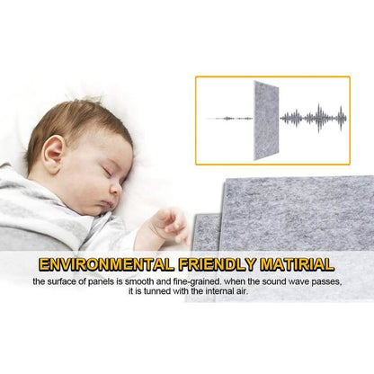 12-Packs: AGPtEK Acoustic Absorption Noise Cancellation Panels DailySale