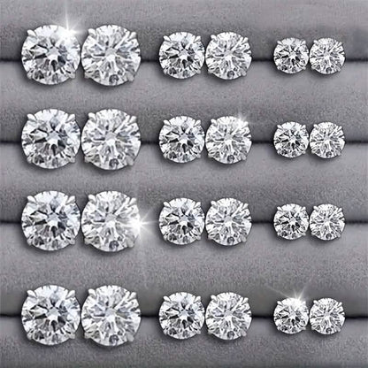 12-Pairs: Crystal Zircon Earrings Set DailySale