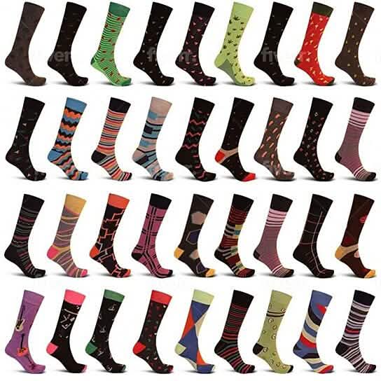 12-Pairs: Men's James Fiallo Premium Quality Dress Socks DailySale
