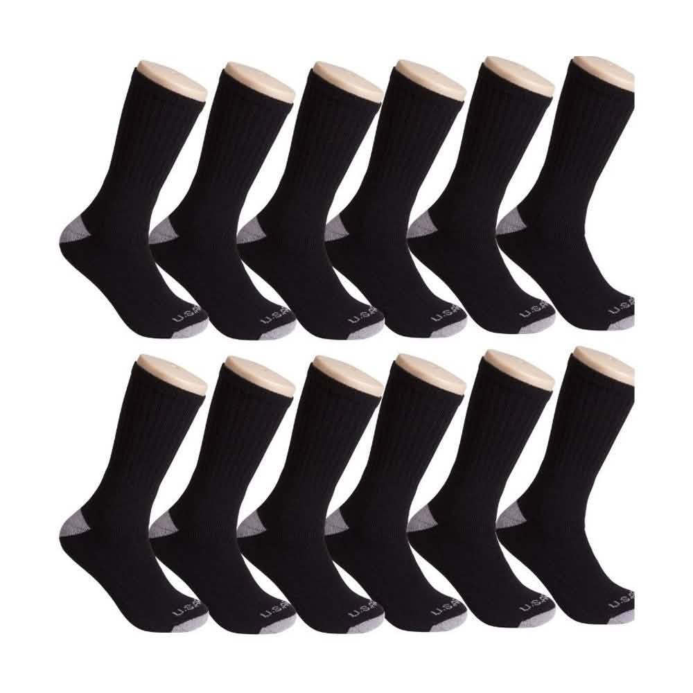 12-Pairs: U.S. ARMY Tri-Blend Socks DailySale