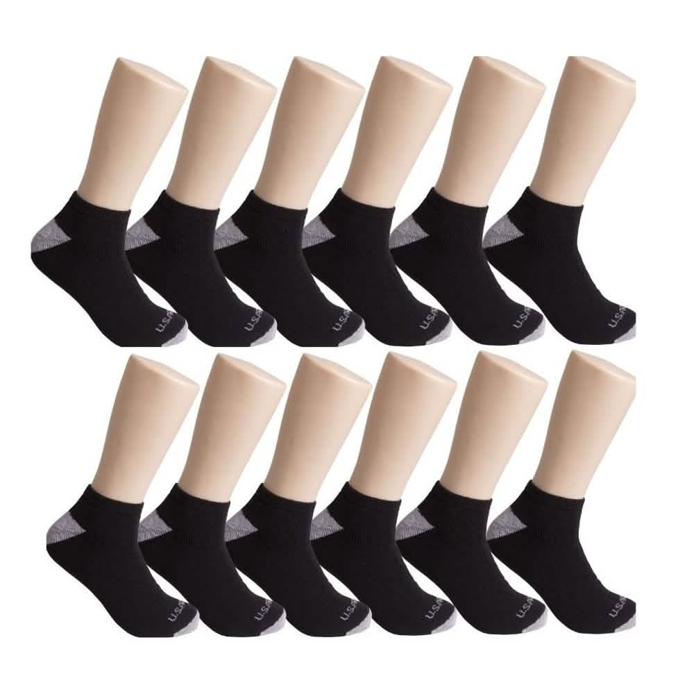 12-Pairs: U.S. ARMY Tri-Blend Socks DailySale