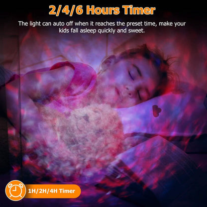12 Patterns LED Projector Lights IP65 Waterproof Ocean Wave Projector Lamp with Remote Control Timer DailySale