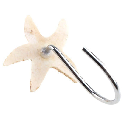 12-Piece: AGPTEK Decorative Seashell Shower Curtain Hooks DailySale