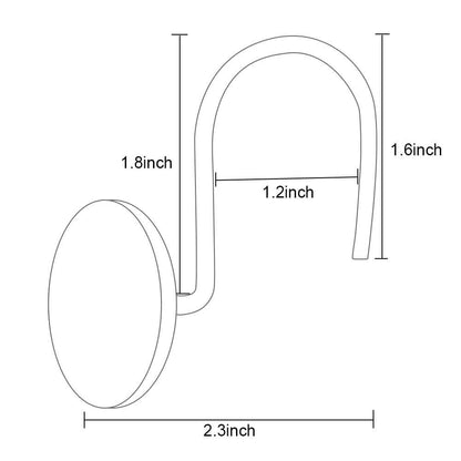 12-Piece: AGPtek Fashion Decorative Home Rose Curtain Hooks DailySale
