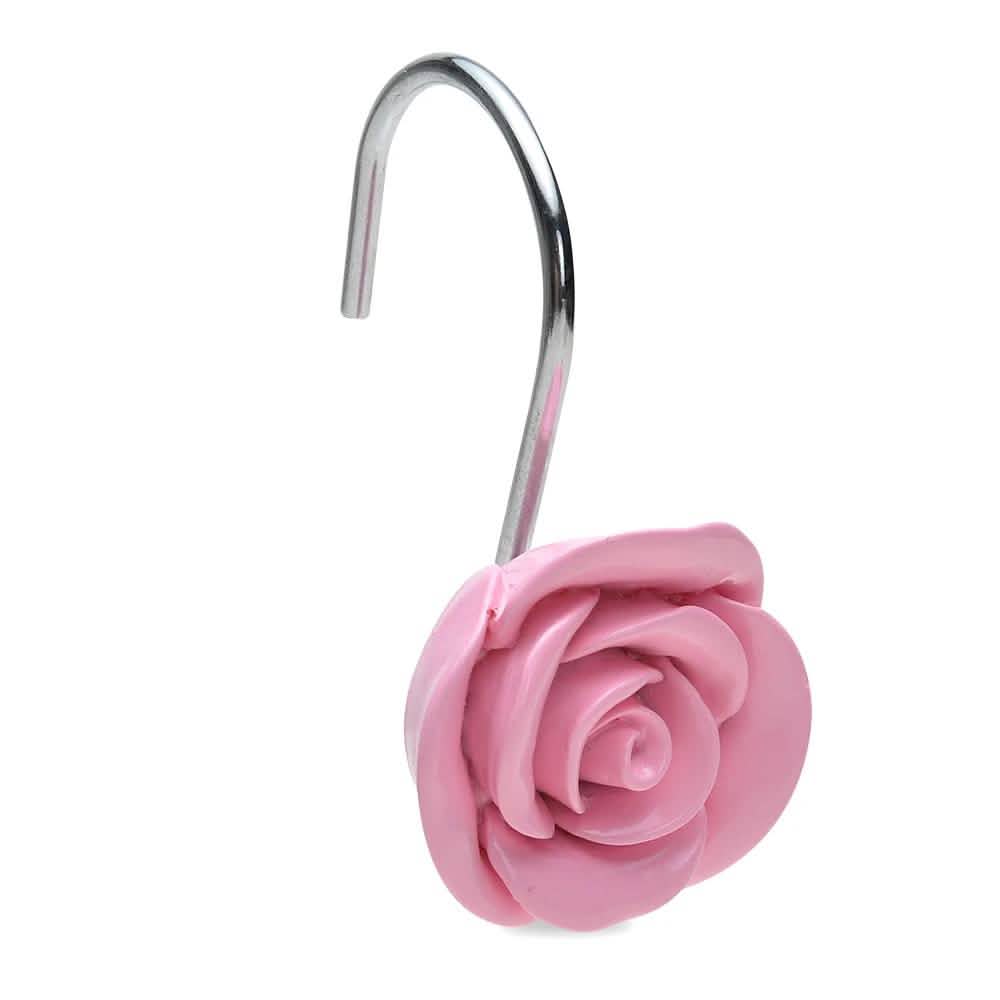 12-Piece: AGPtek Fashion Decorative Home Rose Curtain Hooks DailySale