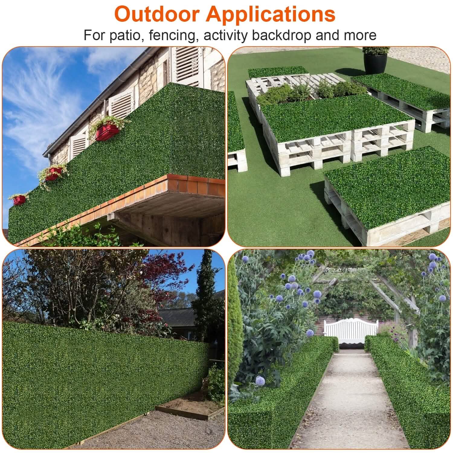 12-Piece: Artificial Boxwood Plant Grass DailySale