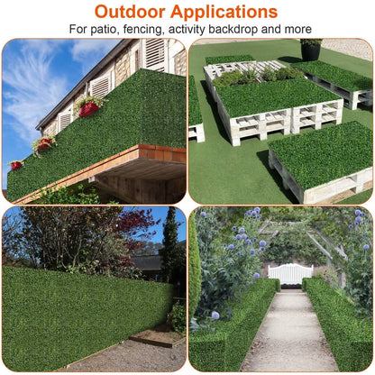 12-Piece: Artificial Boxwood Plant Grass DailySale