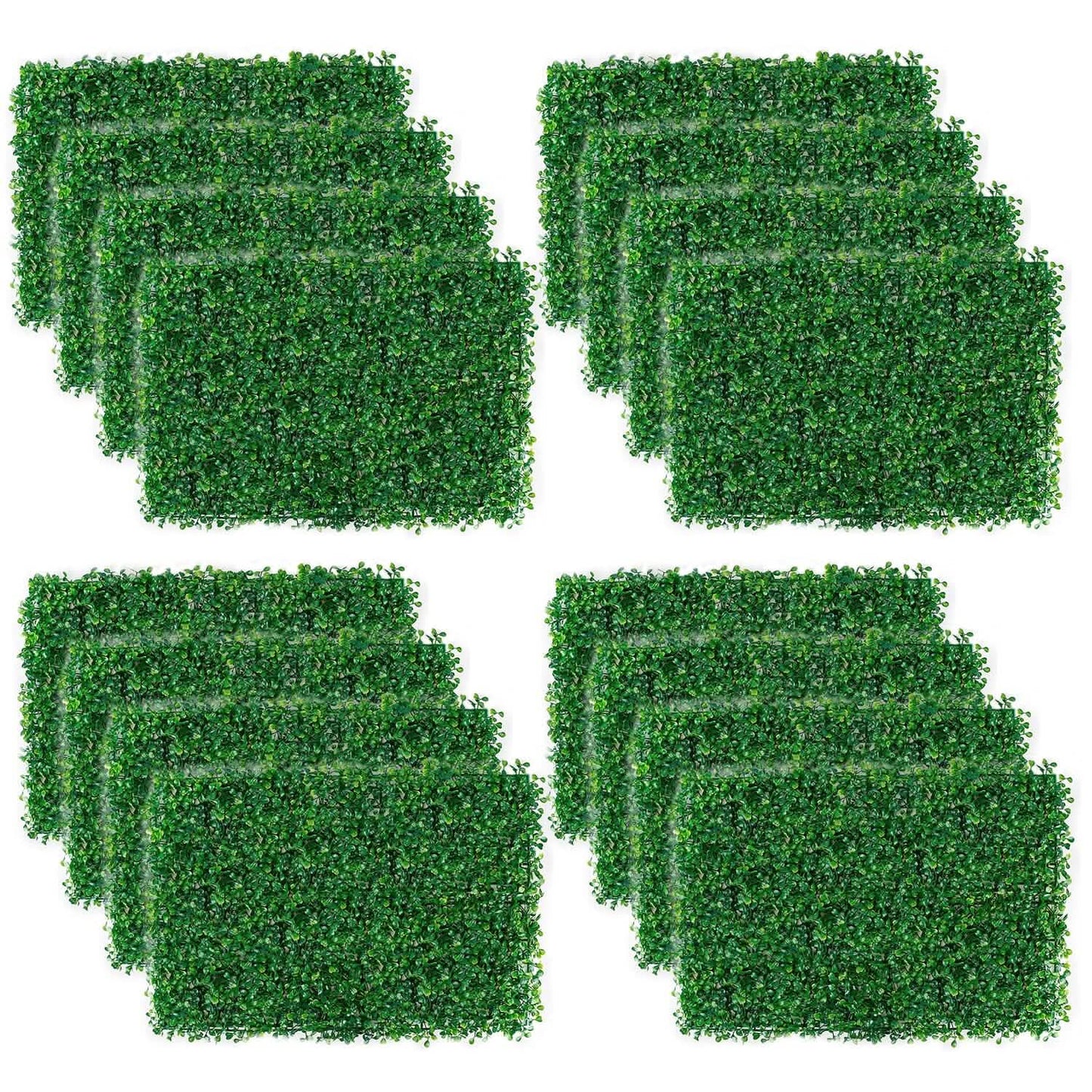 12-Piece: Artificial Boxwood Plant Grass DailySale