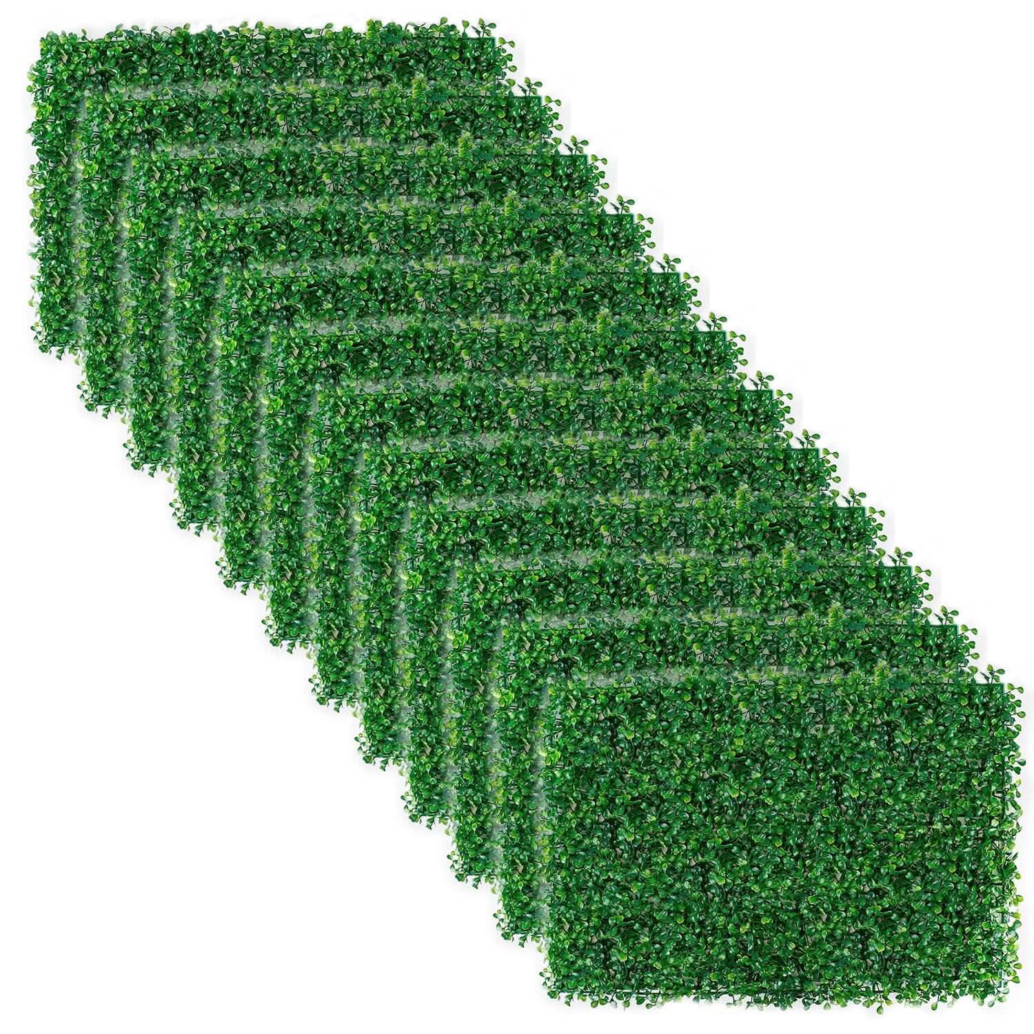 12-Piece: Artificial Boxwood Plant Grass DailySale