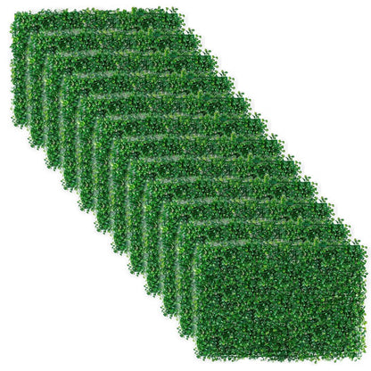 12-Piece: Artificial Boxwood Plant Grass DailySale