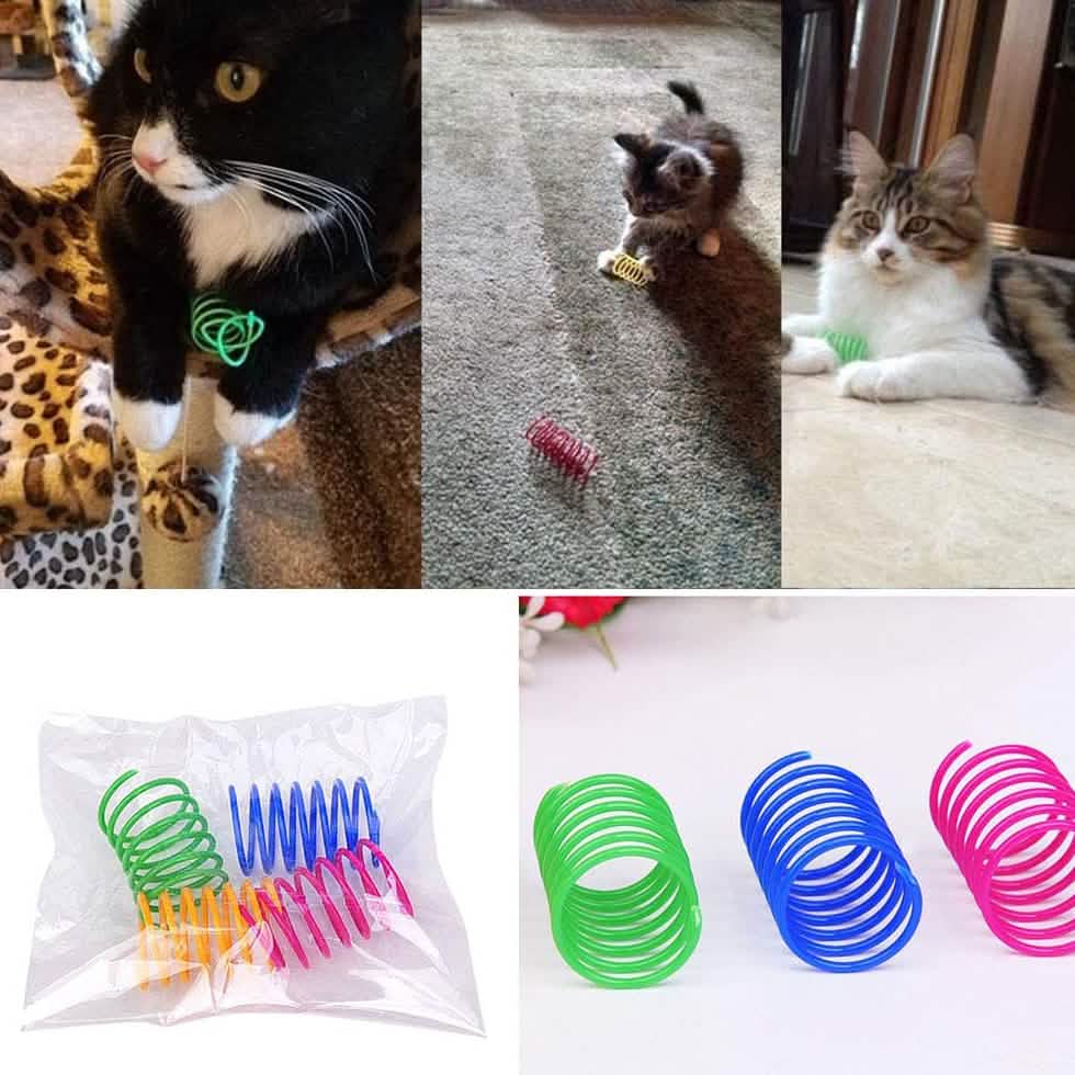 12-Piece: Cat Coil Spring Toy DailySale