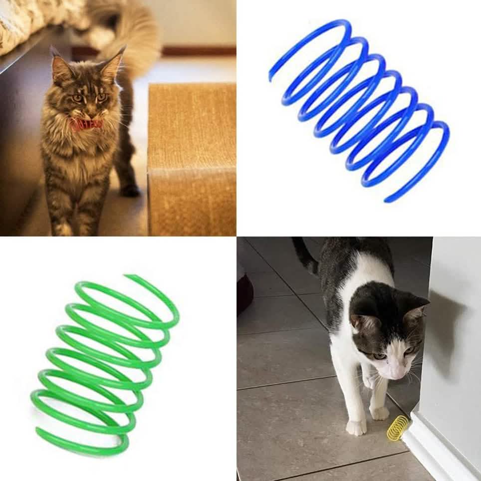 12-Piece: Cat Coil Spring Toy DailySale