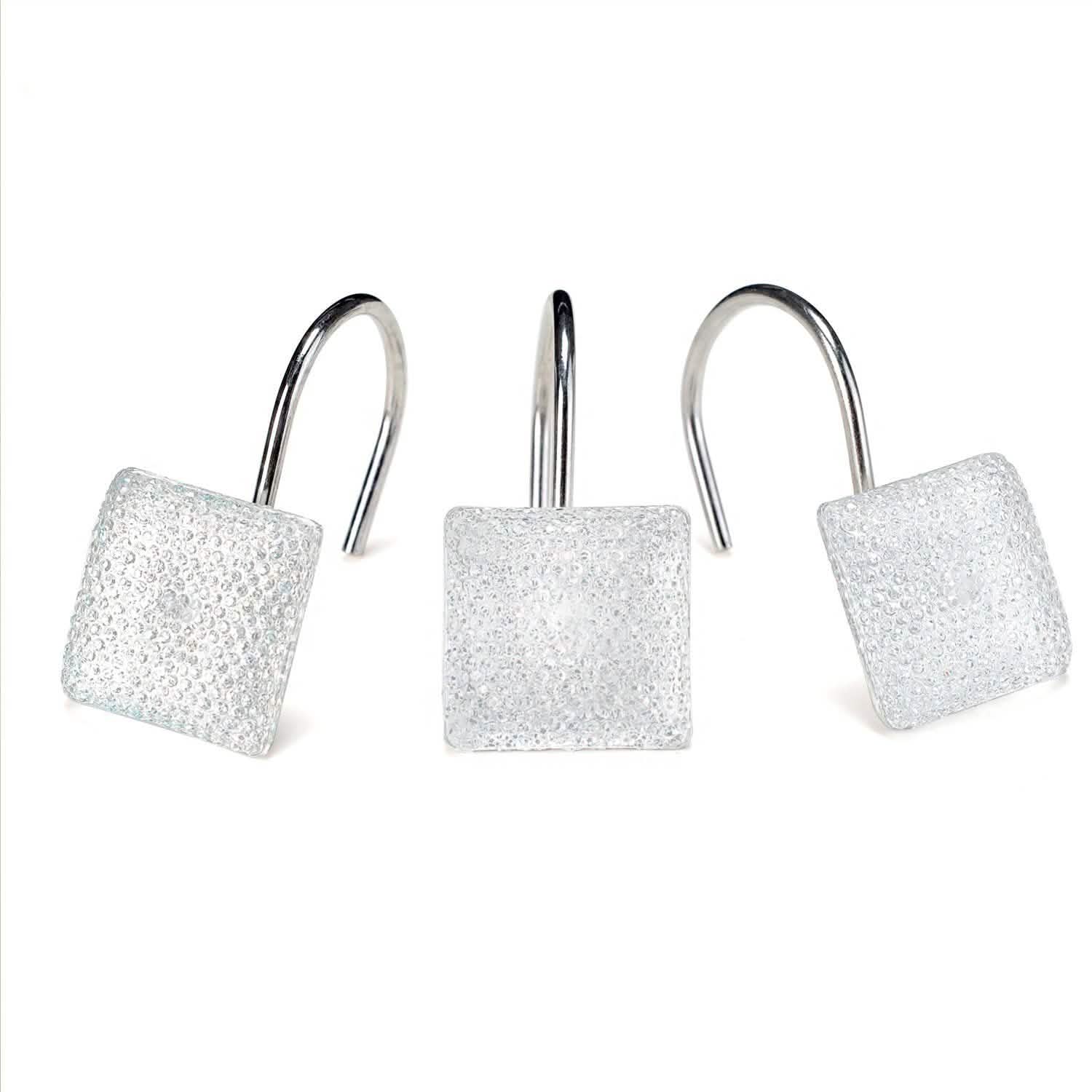 12-Piece: Decorative Shower Curtain Hooks Bathroom DailySale