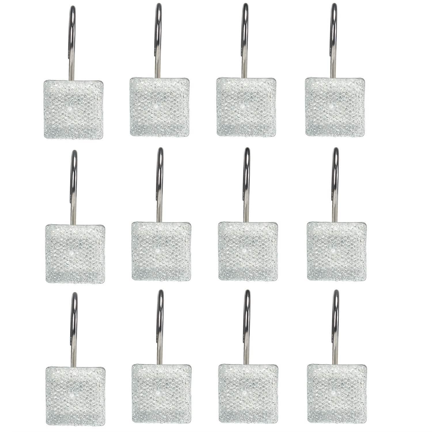 12-Piece: Decorative Shower Curtain Hooks Bathroom DailySale