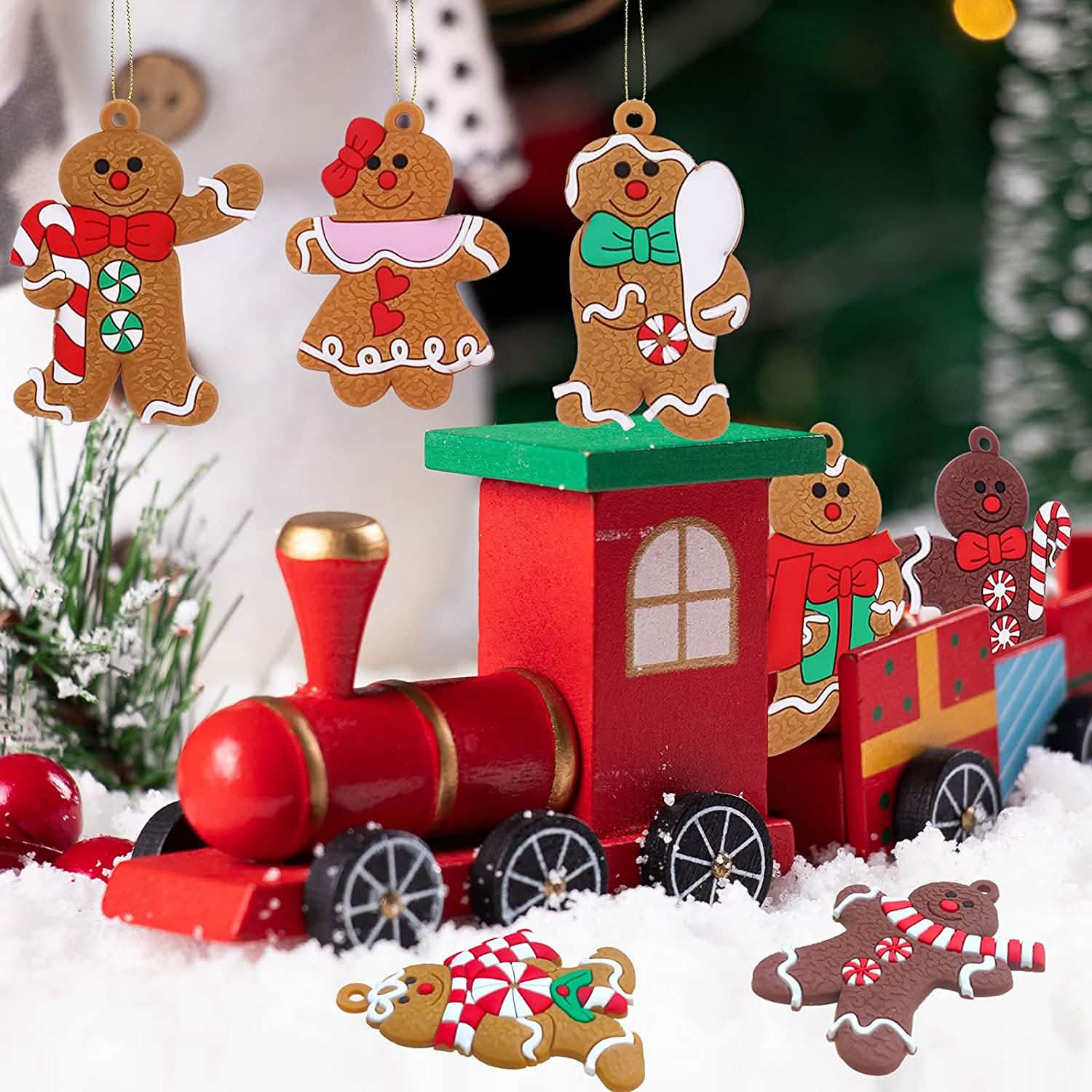 12-Piece: Gingerbread Man Ornaments DailySale
