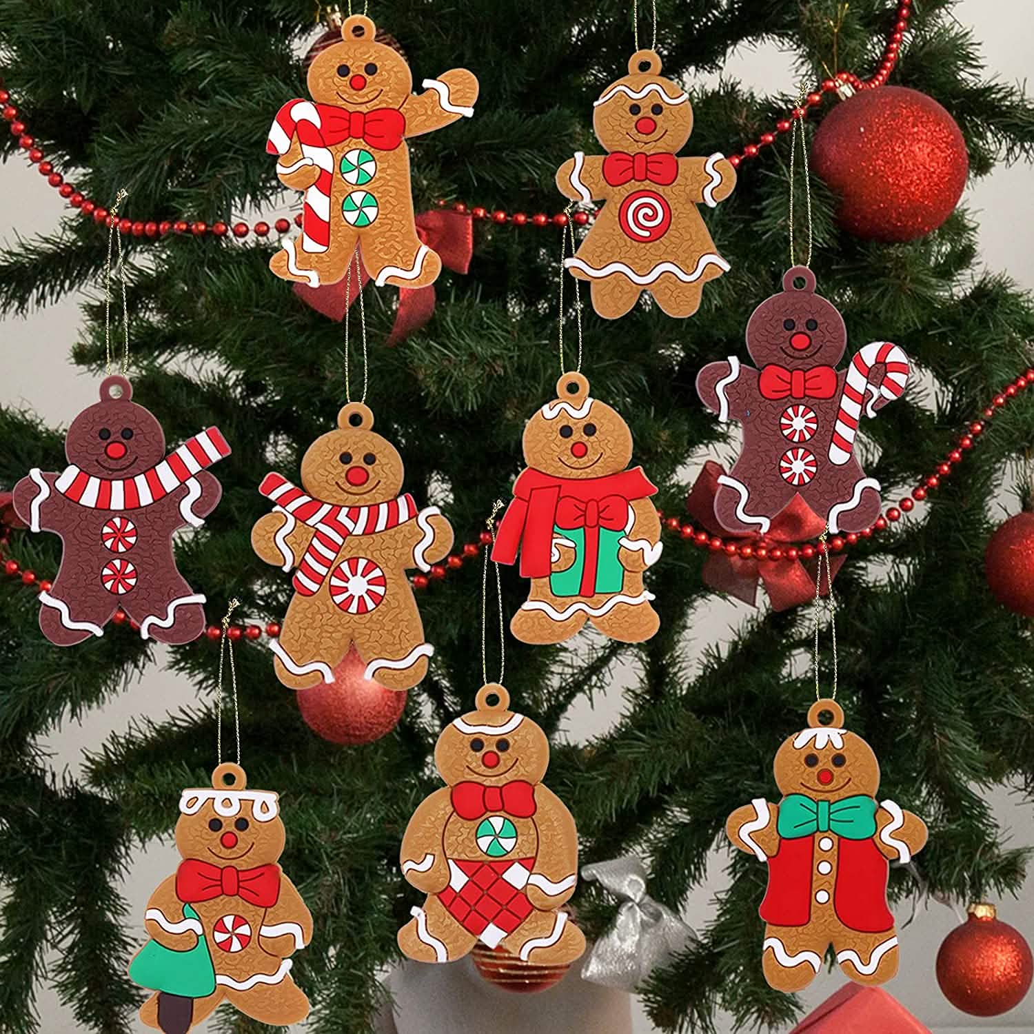 12-Piece: Gingerbread Man Ornaments DailySale