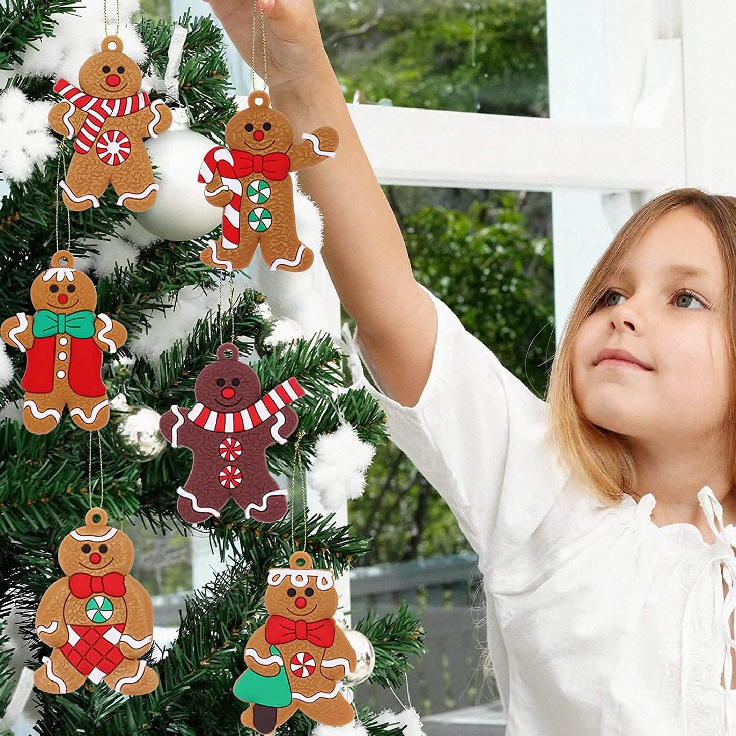 12-Piece: Gingerbread Man Ornaments DailySale