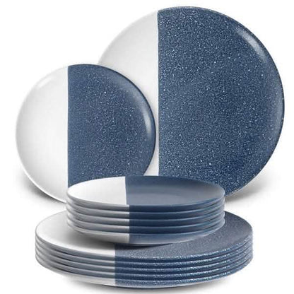 12-Piece: HITECLIFE Dinner Plates Set DailySale
