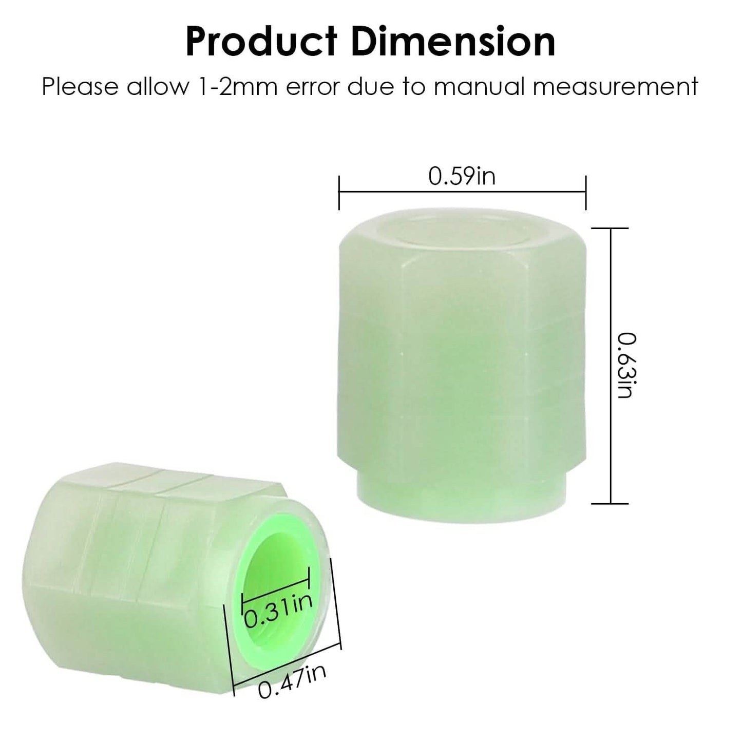 12-Piece: Luminous Car Tire Valve Stem Covers DailySale