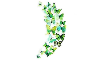 12-Piece Set: 3D Butterfly Magnets - Assorted Colors DailySale